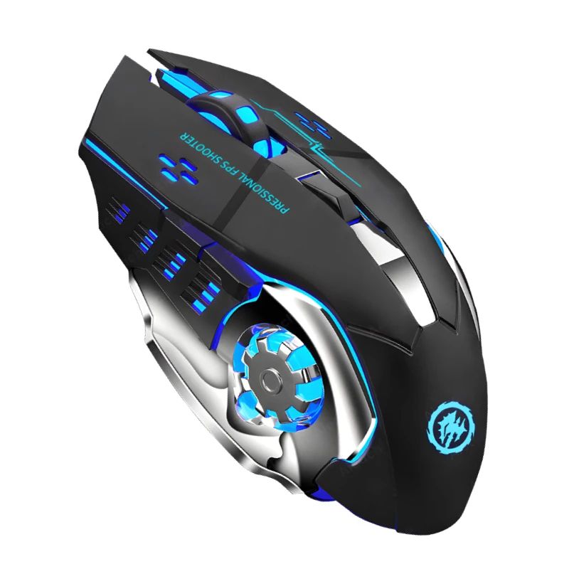 StealthCharge Rechargeable Wireless Gaming Mouse – Silent Bluetooth & 2.4G RGB PC Mouse