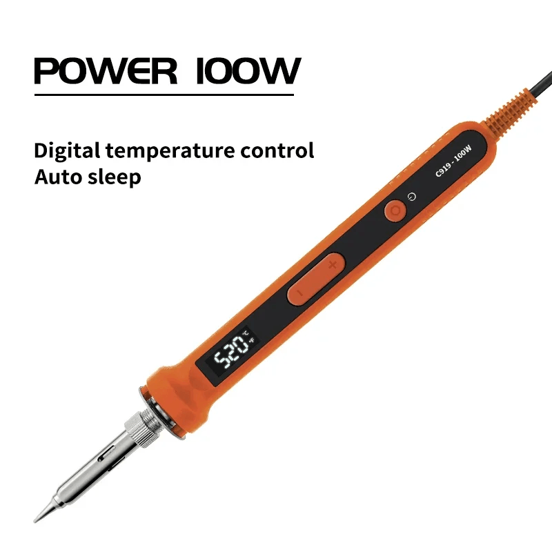 100W Digital Electric Soldering Iron Kit with LCD Temperature Control