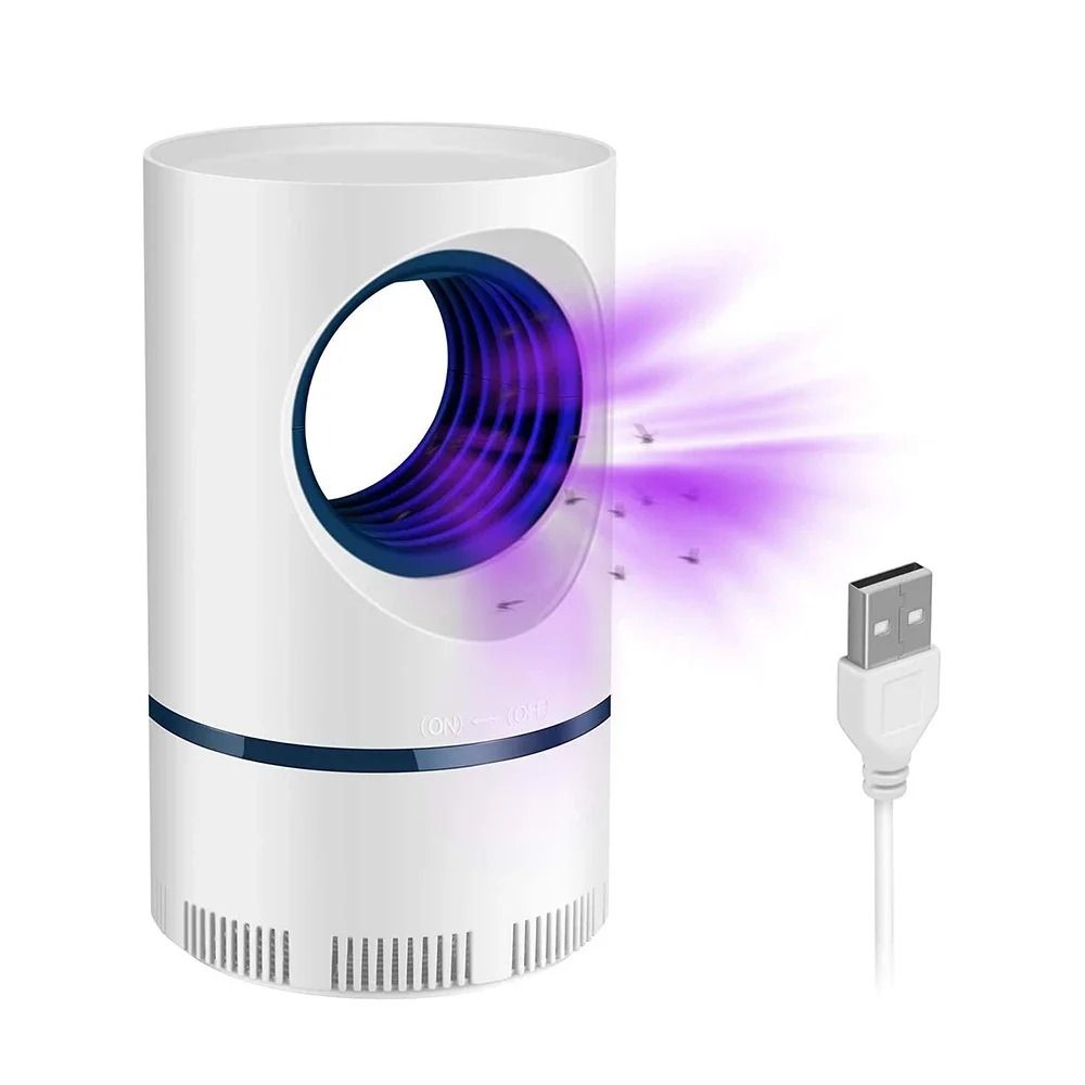 USB Electric Bug Zapper LED Light Trap Mosquito Killer Lamp for Indoor Use