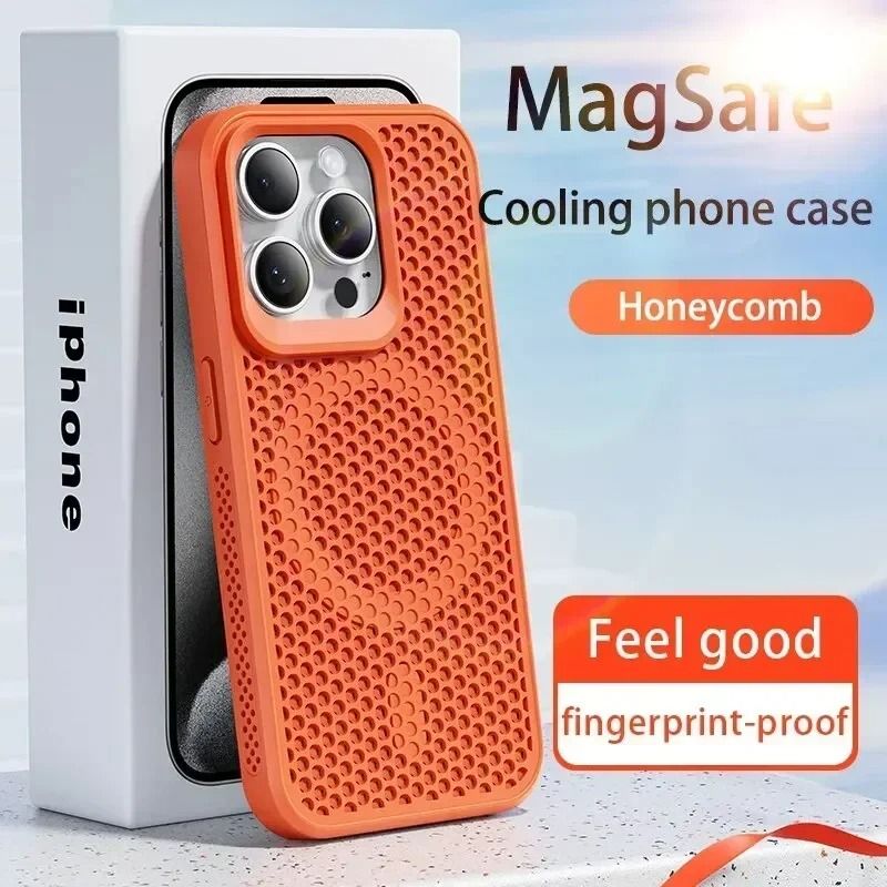 Cooling Heat Dissipation Phone Case for iPhone Series Hard Magnetic Magsafe Cover