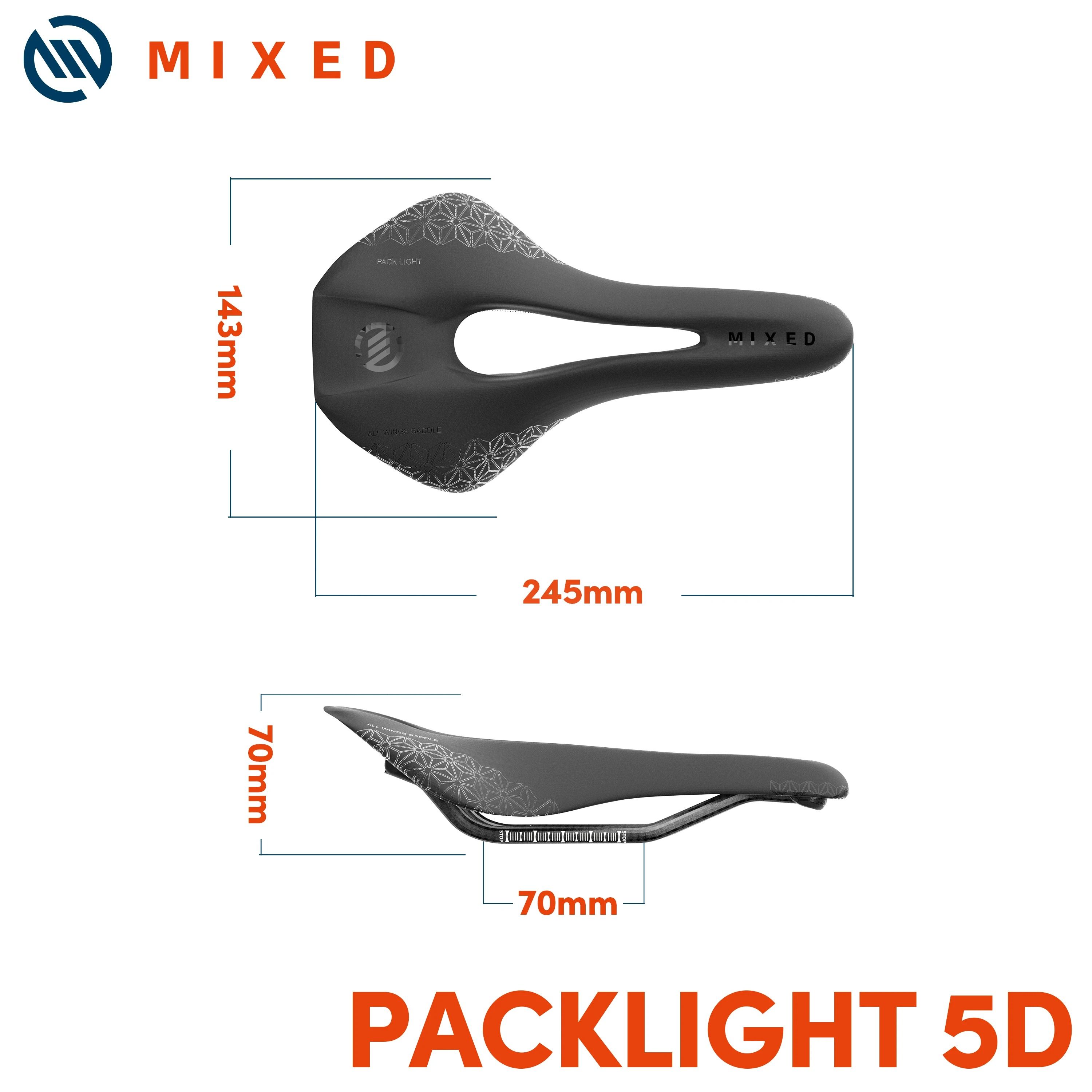 Lightweight Carbon Fiber Bike Saddle 143mm