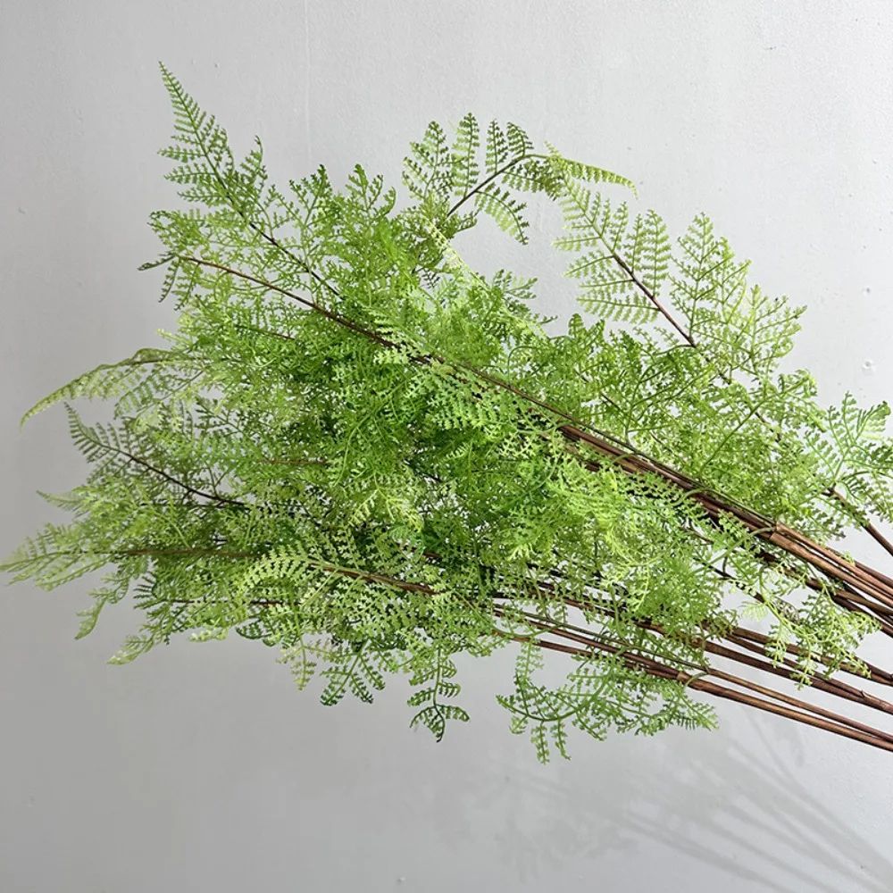 Realistic Artificial Pine Branch Elegant Green Decor