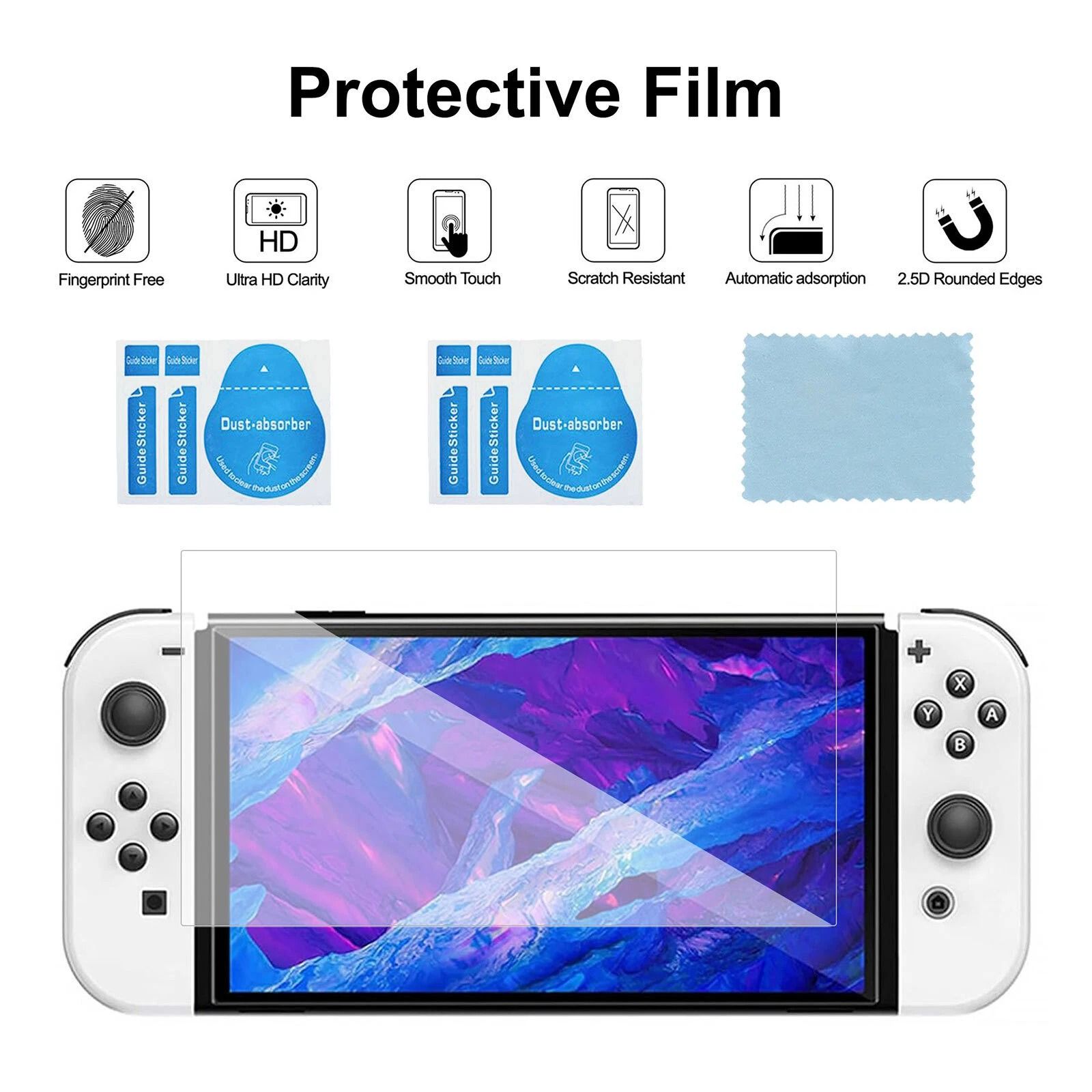 Protective Cover, Carrying Case, Tempered Glass Screen Protector