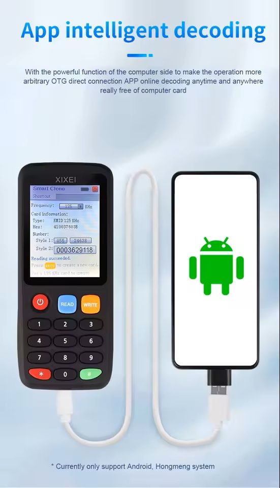 RFID Smart Card Reader and NFC Key Writer Kit