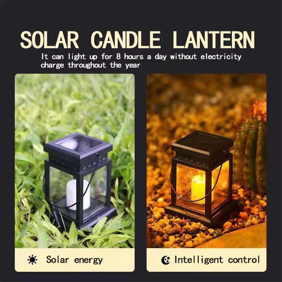 Solar Palace Lantern Outdoor Light – Elegant Solar Garden Decor for Lawn, Yard, Patio, and Pathway