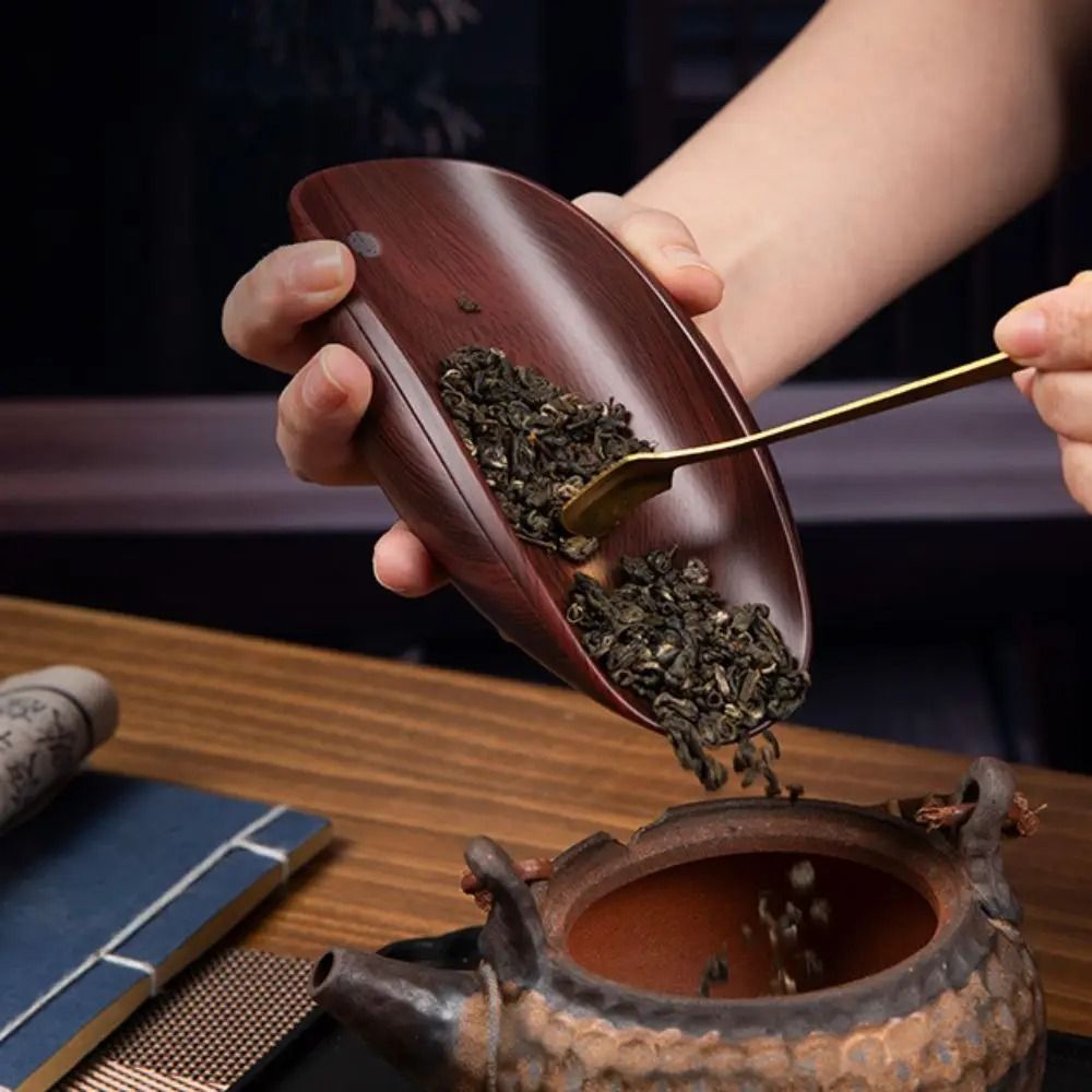 Artisanal Wood-Texture Digital Coffee & Tea Scale