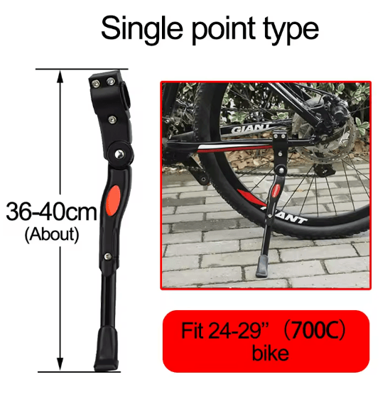 UltraLight Adjustable Bicycle Kickstand Aluminum Bike Side Stand