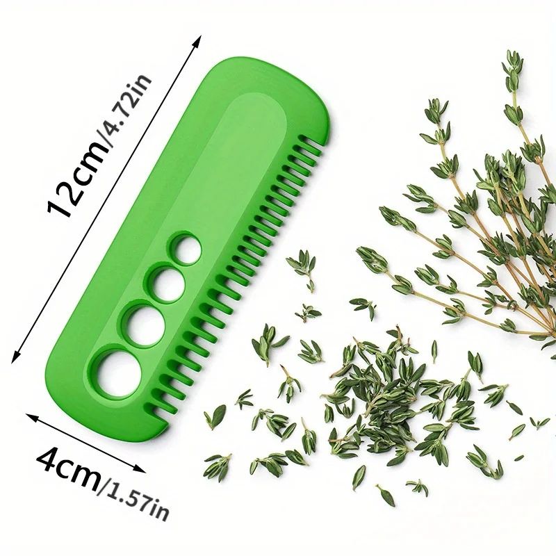 HerbEase Leaf Stripper & Cutter - herb leaf remover and Vegetable Prep Tool