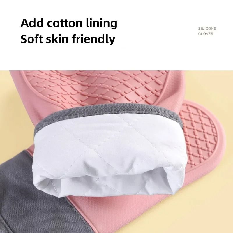 Cotton Twill Silicone Baking Glove