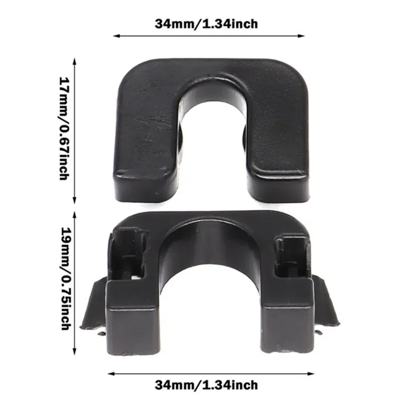 Rear Trunk Load Cover Clips & Pivot Bracket Mount