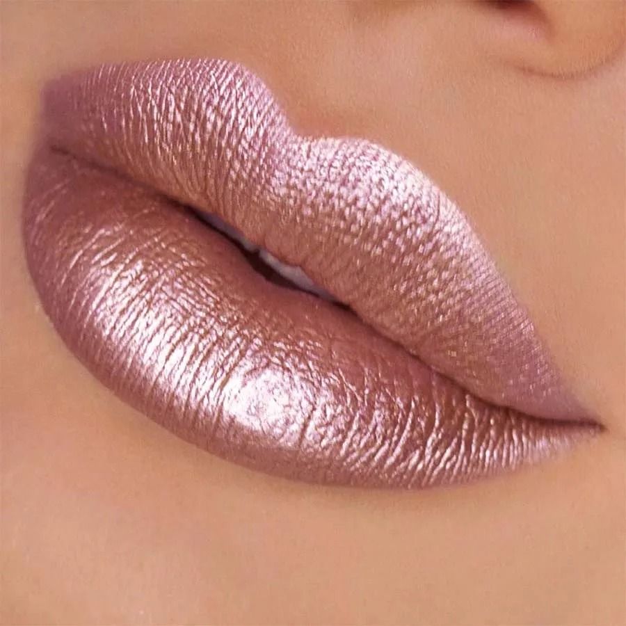 Metallic Glitter Lipstick Waterproof Long Lasting Shimmer Lip Glaze