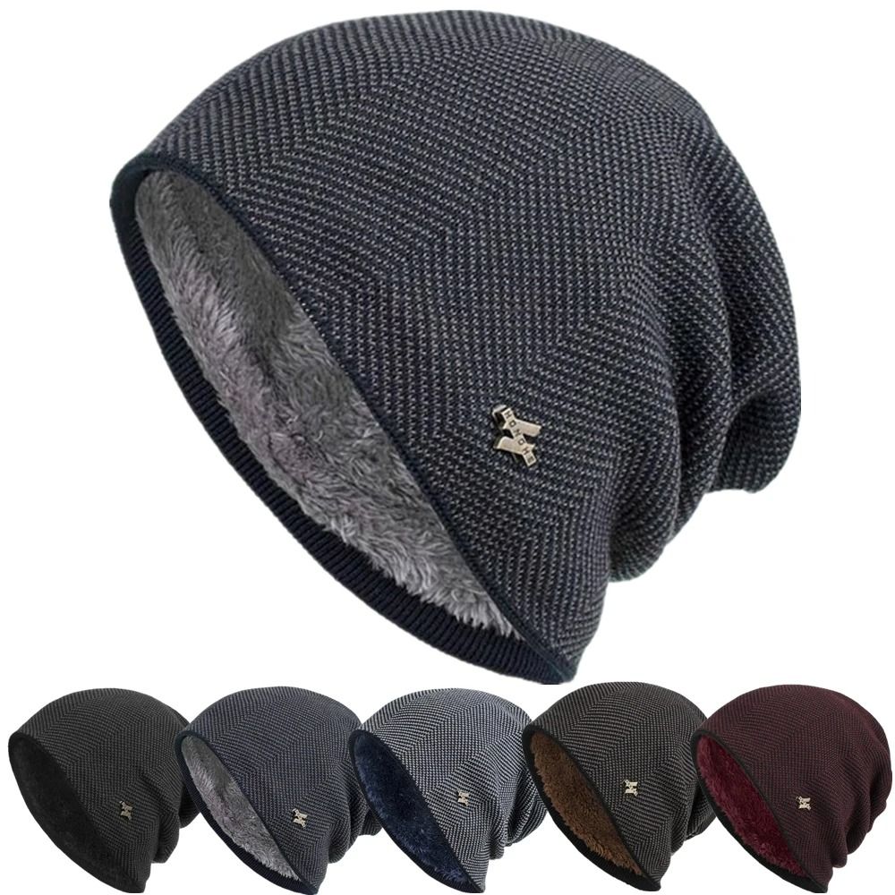 Unisex Winter Beanie – Thick Knitted Fashion Hat for Men & Women