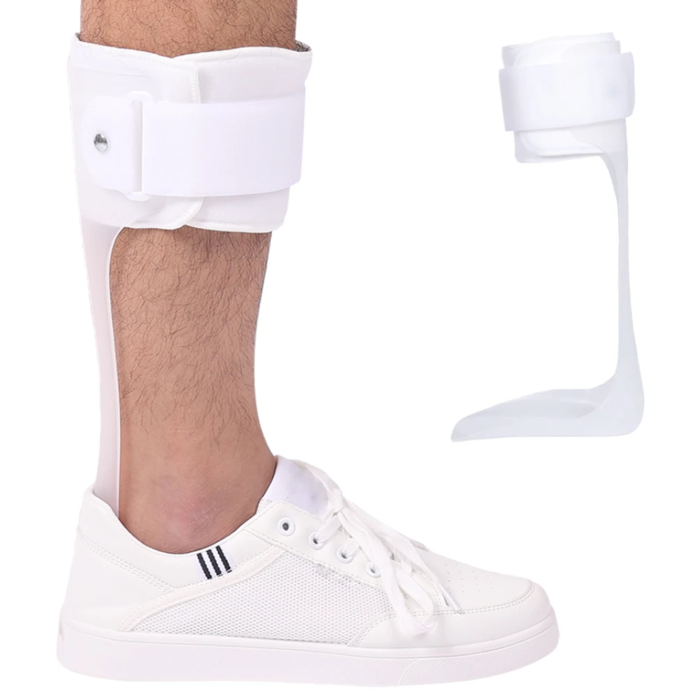 Rigid Ankle Foot Orthosis, AFO Drop Foot Brace for Walking, Durable Polyethylene Foot Drop Splint, Lightweight Support