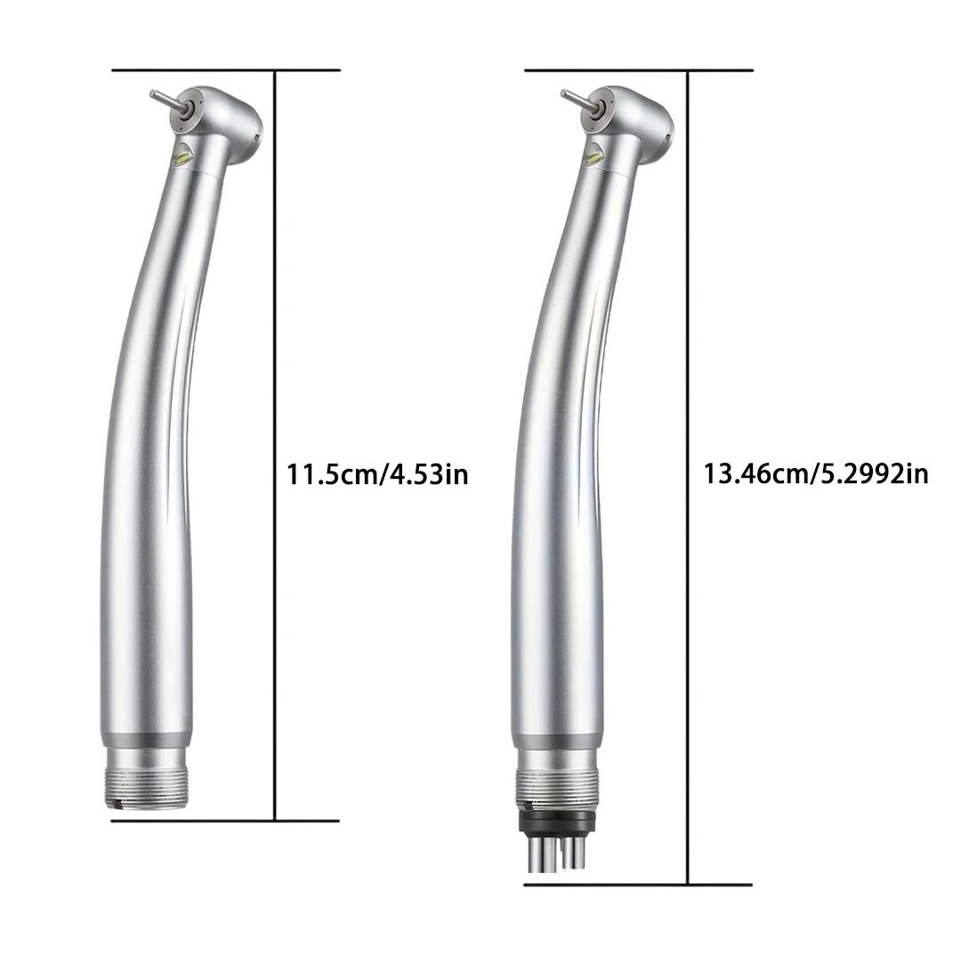 High Speed Dental Handpiece with LED Light and Push Button Control