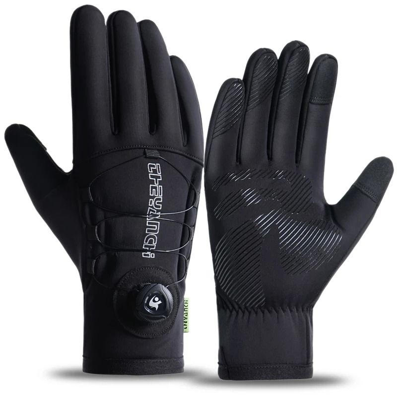 YANBIGUO Mens Winter Tactical Cycling Gloves