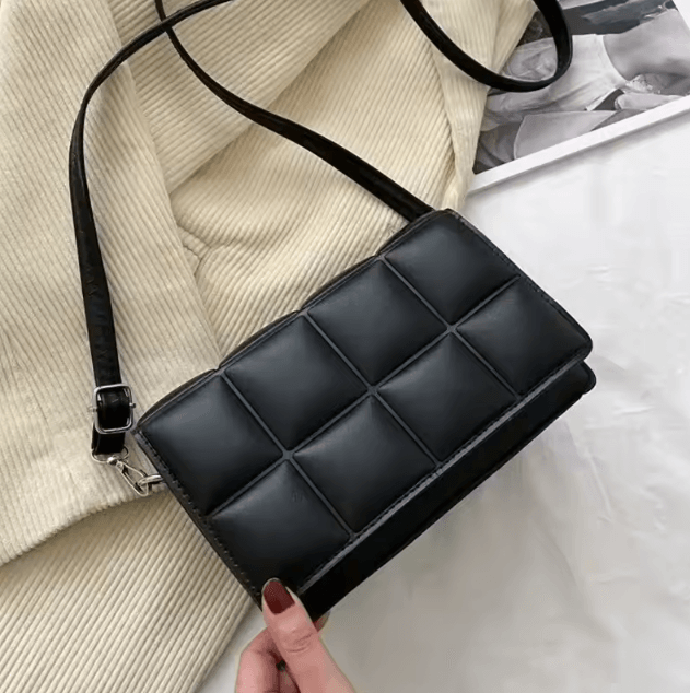 Luxury PU Leather Women Shoulder Bag Small Designer Crossbody with Classic Handle