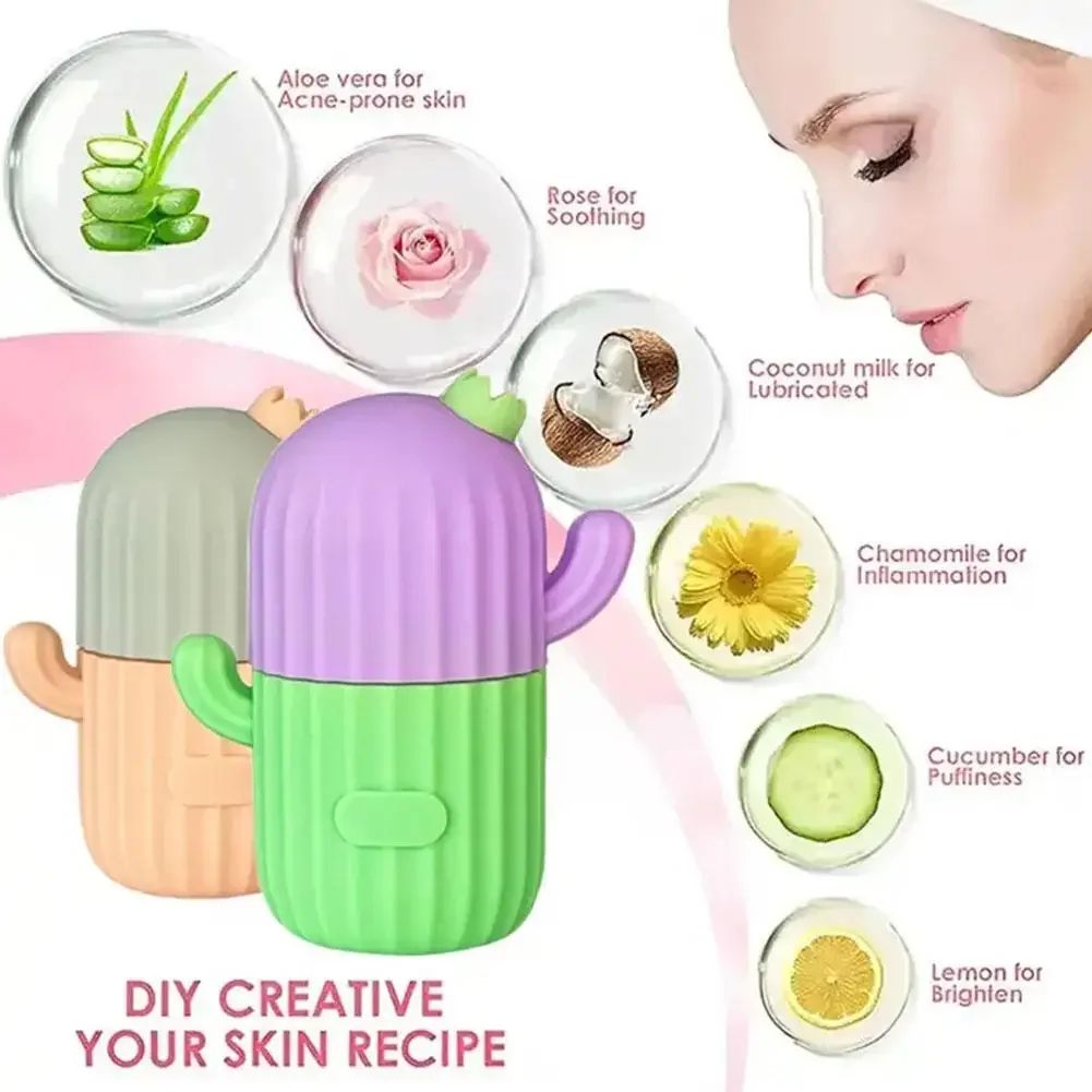 Cactus Ice Facial Roller Massager