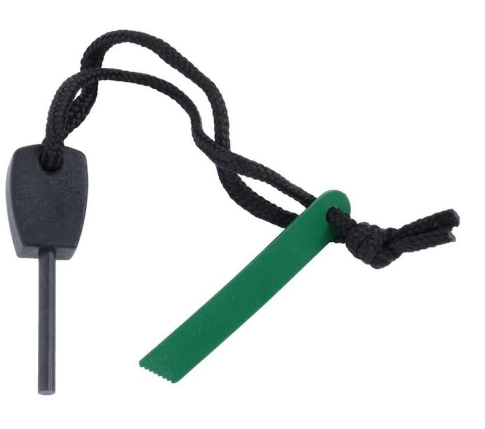 Magnesium Fire Starter Ferro Rod with Striker for Camping and Emergency Survival