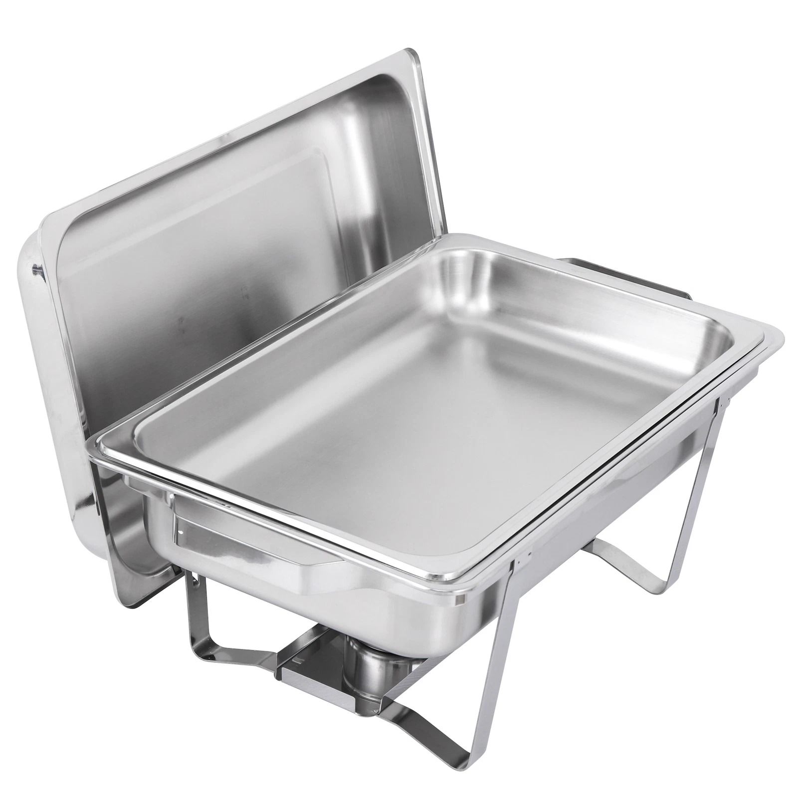 Premium Stainless Steel Chafing Dish Buffet Set with Water Pan & Fuel Holder