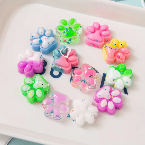 Mini Plush Cat Claw Toys – 12pcs Cute Squishy Stress Relief Party Pack