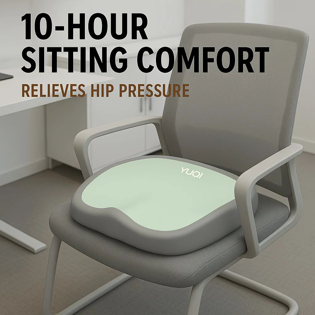 Ergonomic Memory Foam Office Chair Cushion