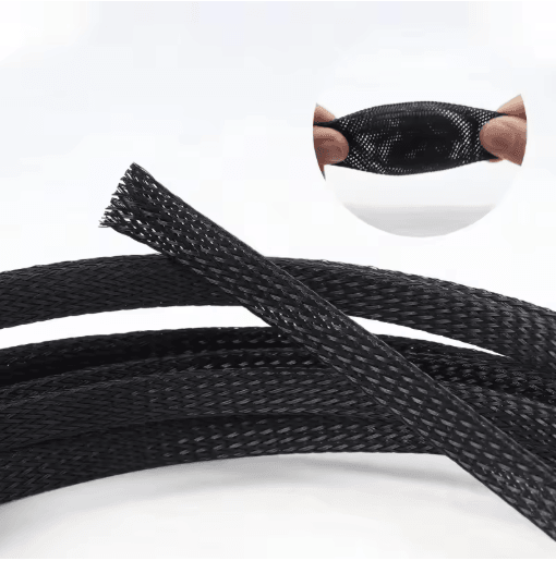Expandable Braided Cable Sleeve PET Nylon Wire Mesh Protector for Cords and Wires