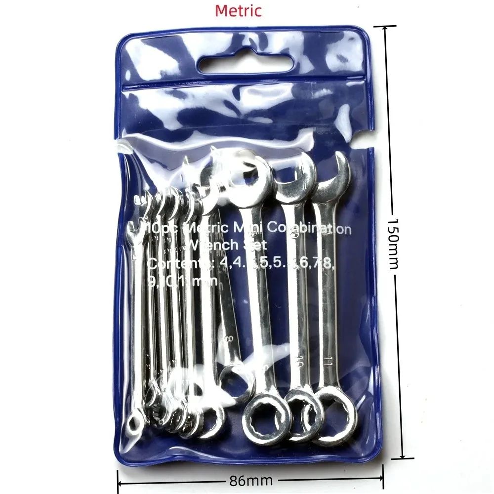 Mini Spanner Wrench Set with Key Ring