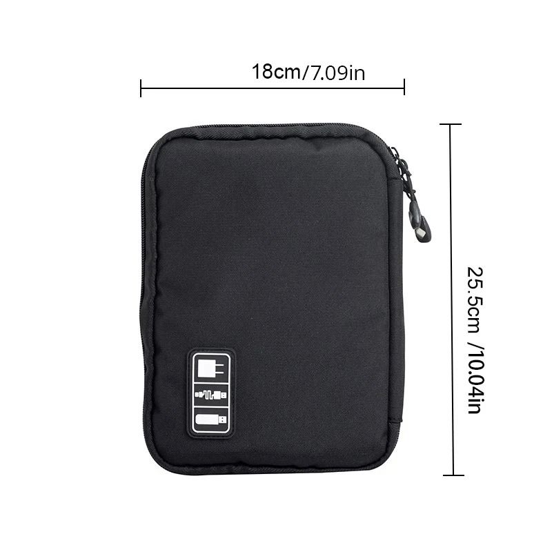 Portable Electronic Organizer Bag Waterproof Cable and Charger Storage Case