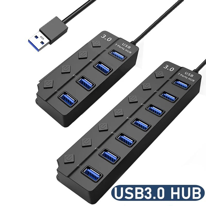 USB 3.0 Multi Port USB Splitter Hub