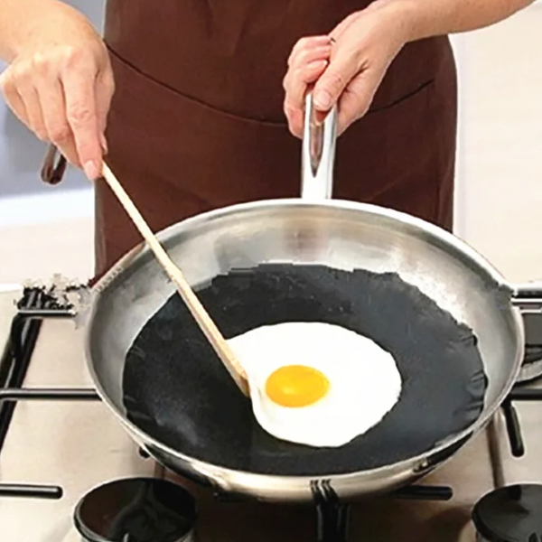 Non-Stick Round Fryer Mats Wok & BBQ Cooking Liners