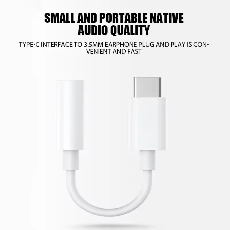 USB C to 3.5 mm Audio Adapter for iPhone 15 Samsung Huawei Xiaomi