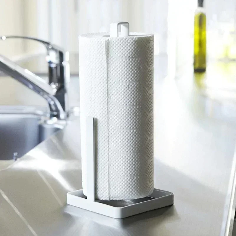 Silver Napkins Rack, Kitchen Paper Towel Holder, Bathroom Tissue Stand, Home Storage Accessory