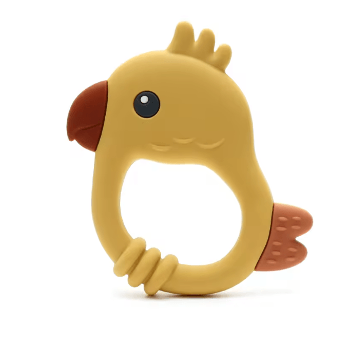 Parrot Silicone Baby Teether