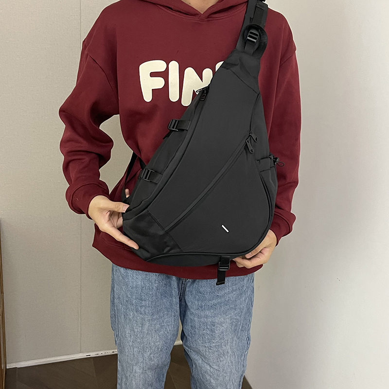 Crossbody Bag Nylon Storage Shoulder, Sling Bags for Men Large Capacity, Man Chest Bag Casual Travel Unisex