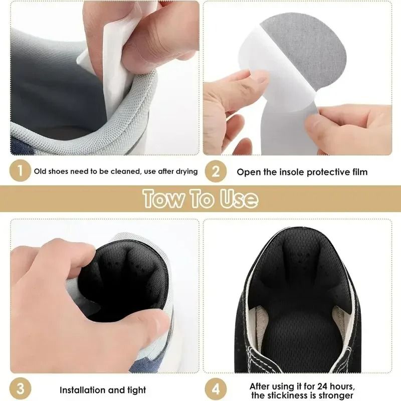 2 in 1 Sponge Heel Cushion & Shoe-Cover Back Inserts