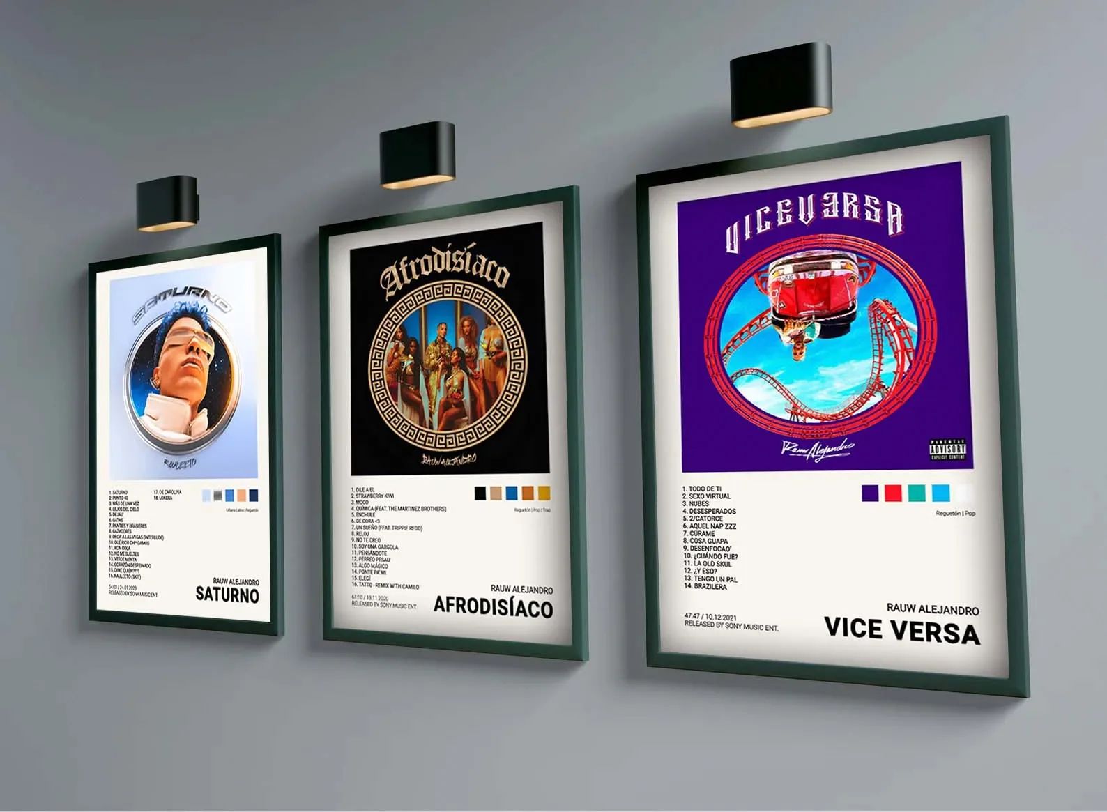 Latin Rapper Album Cover Canvas Poster Wall Art for Aesthetic Room Decor