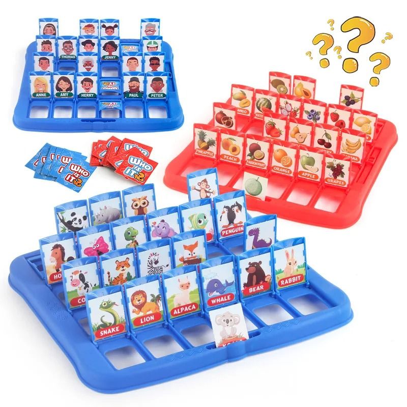 Guess Who I Am Game Interactive Kids Board Game for Parent Child Play