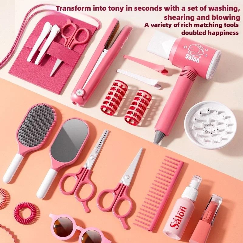 Girls Beauty Salon and Makeup Simulation Set – Ultimate Fashion Styling Playset