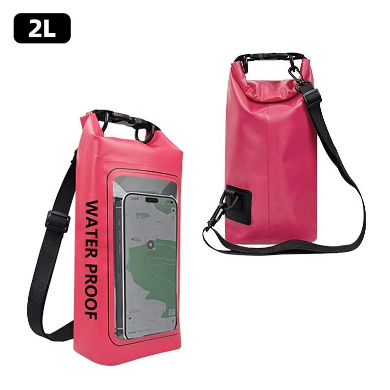 Touch Screen Transparent Dry Bag Backpack 2L and 5L