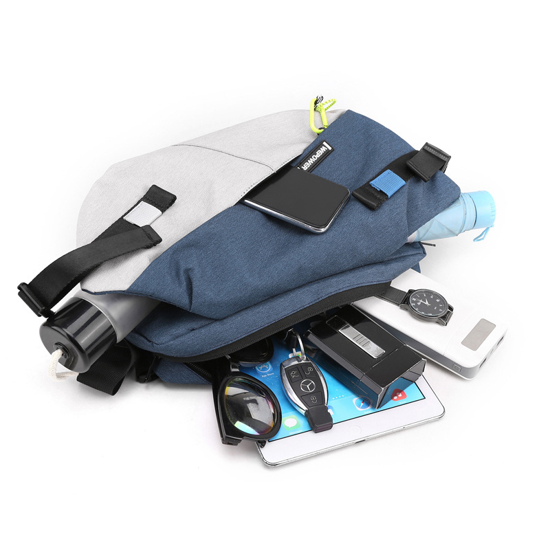 New Brand, High Quality Nylon, Outdoor Travel Crossbody Bag Men, Panelled Waist Pack, Casual Chest Pack, Waist Belt Bag