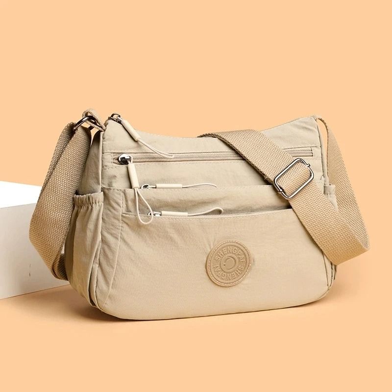Multi Pocket Womens Casual Crossbody Bag with Multi Layer Design