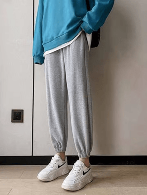 WinterFleece Women Harem Joggers With Drawstring