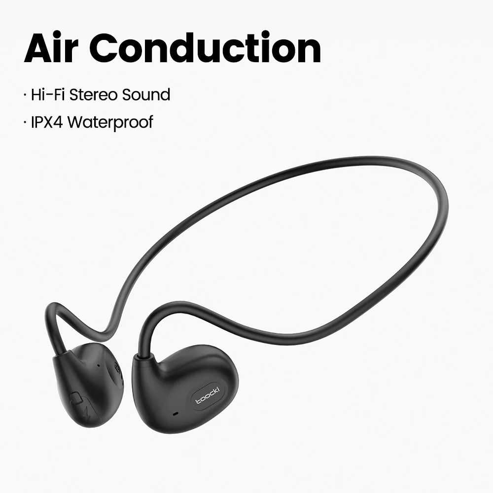 Air Conduction Bluetooth Headphones with Microphone