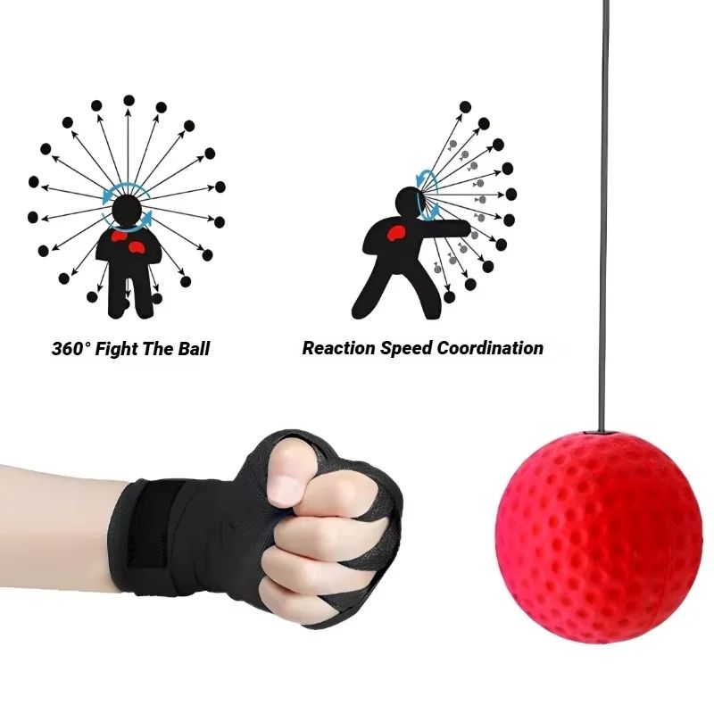 Head Mounted Boxing Speed Training Ball