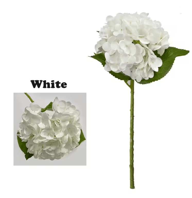 BloomLuxe Real Touch Hydrangea Artificial Flowers