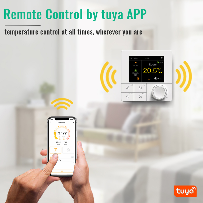 Smart WiFi Thermostat for Floor Heating Tuya App Alexa Google Home Control
