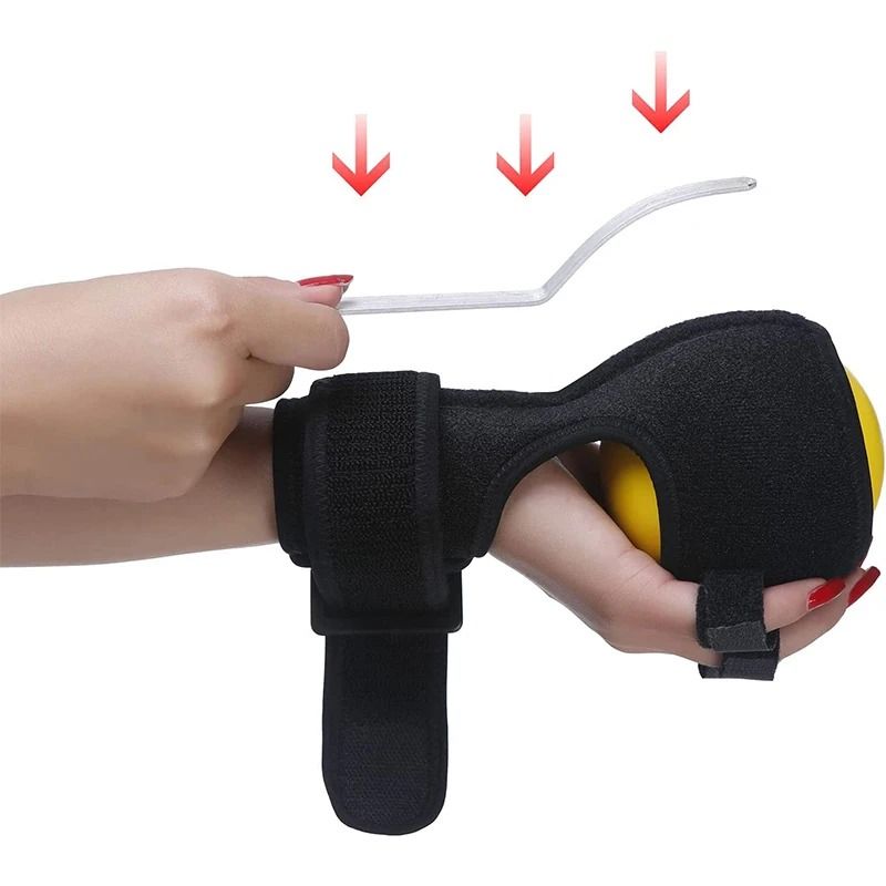 Adjustable Finger Gripper Exercise Ball for Hand Strength and Rehabilitation