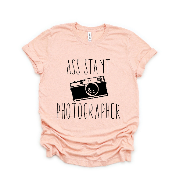 Assistant Photographer Shirt,Travel Camera Shirt,Wedding Photographer Gift,Present for Wedding Photographer
