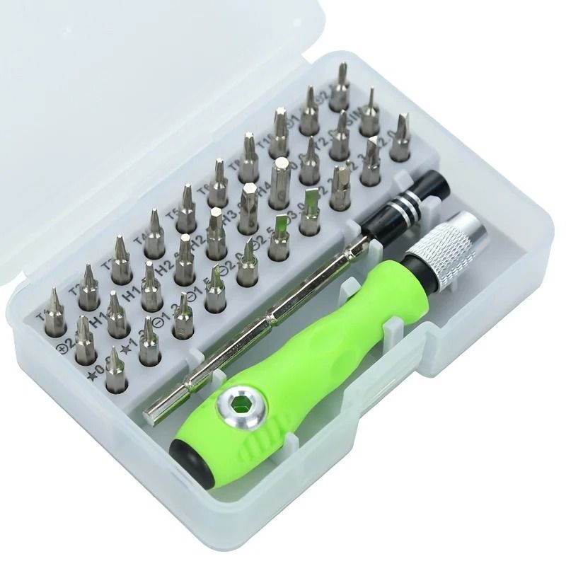 Portable Precision Screwdriver Set with Magnetic Tips