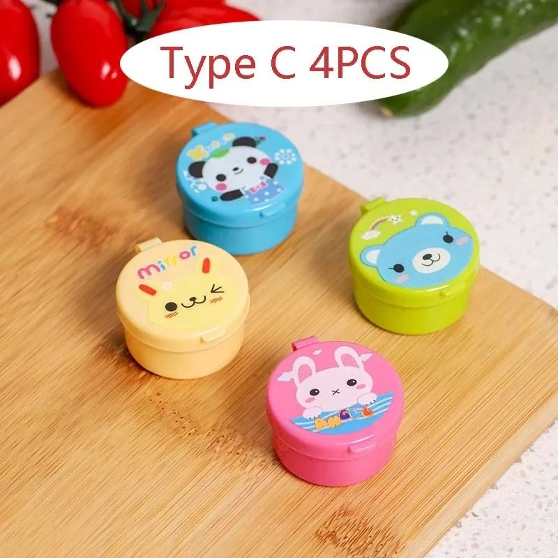 Mini Sauce Bottle Refillable Lunch Box Condiment Container